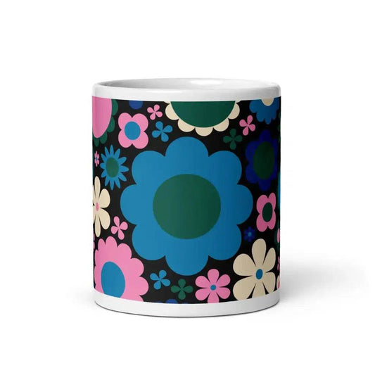 BLOOMPOP blue pink - Mug | SHALMIAK