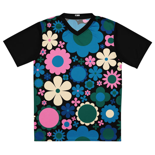 BLOOMPOP blue pink - Sports Jersey | SHALMIAK