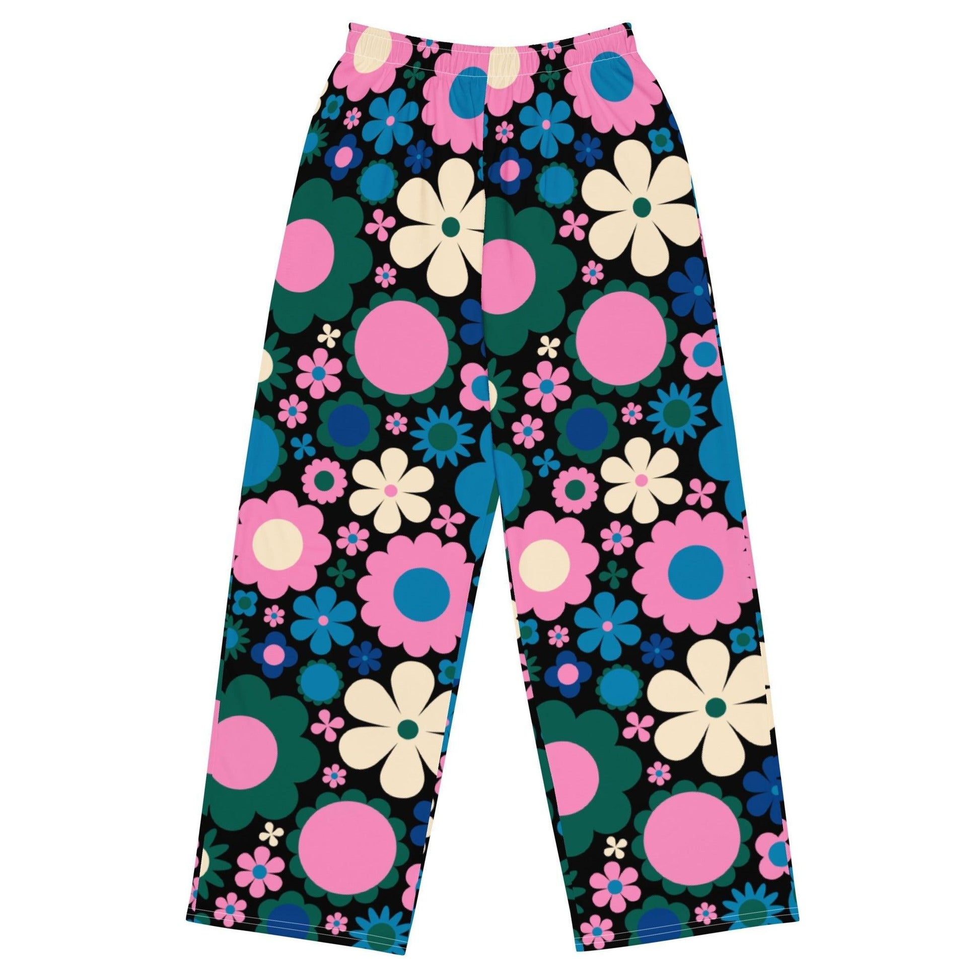 BLOOMPOP blue pink - Pants | SHALMIAK