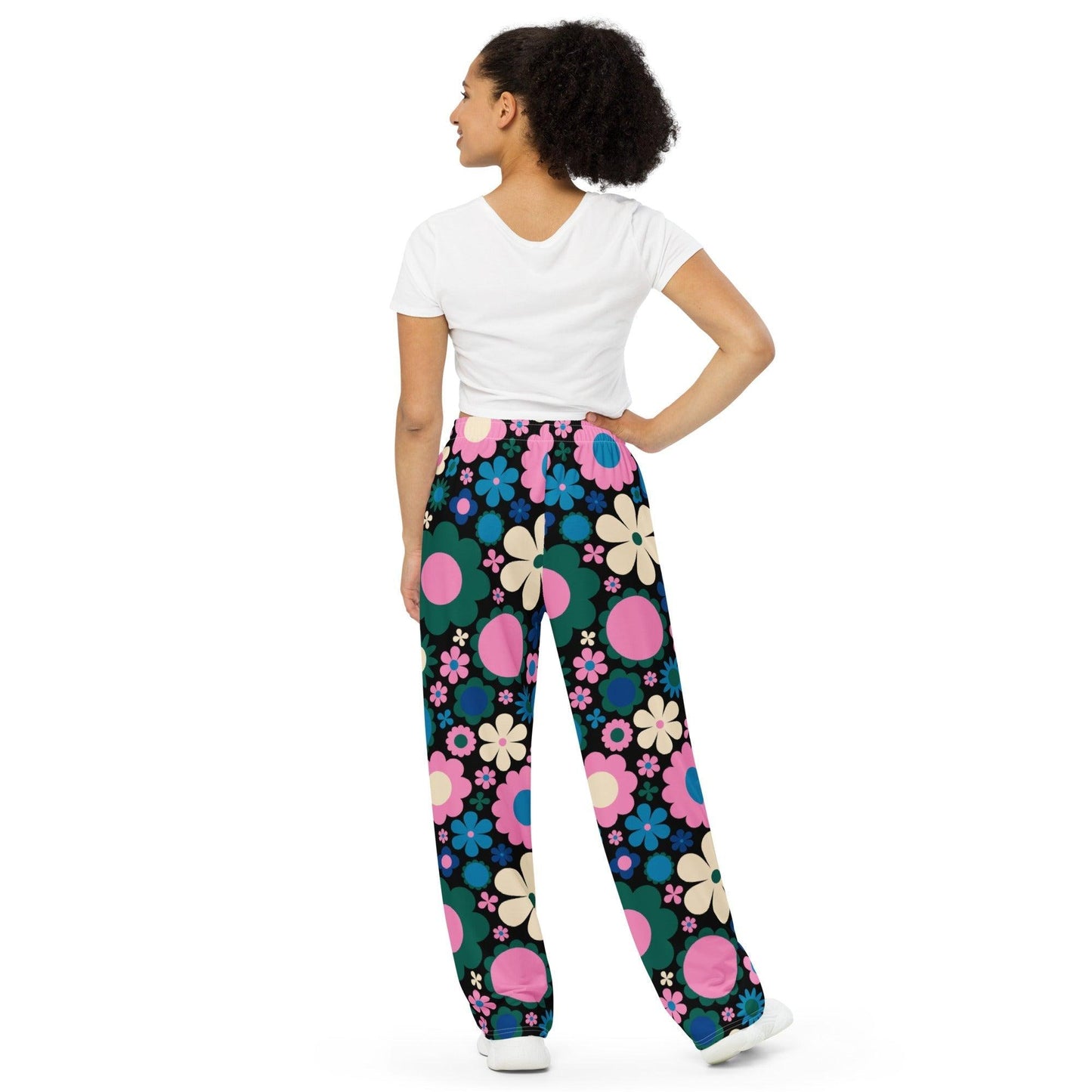 BLOOMPOP blue pink - Pants | SHALMIAK