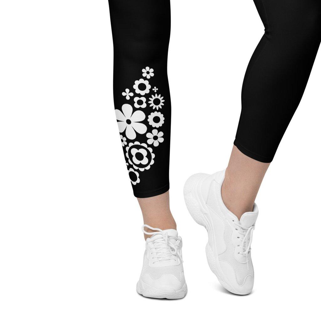 BLOOMPOP bw - Leggings With Pockets | SHALMIAK