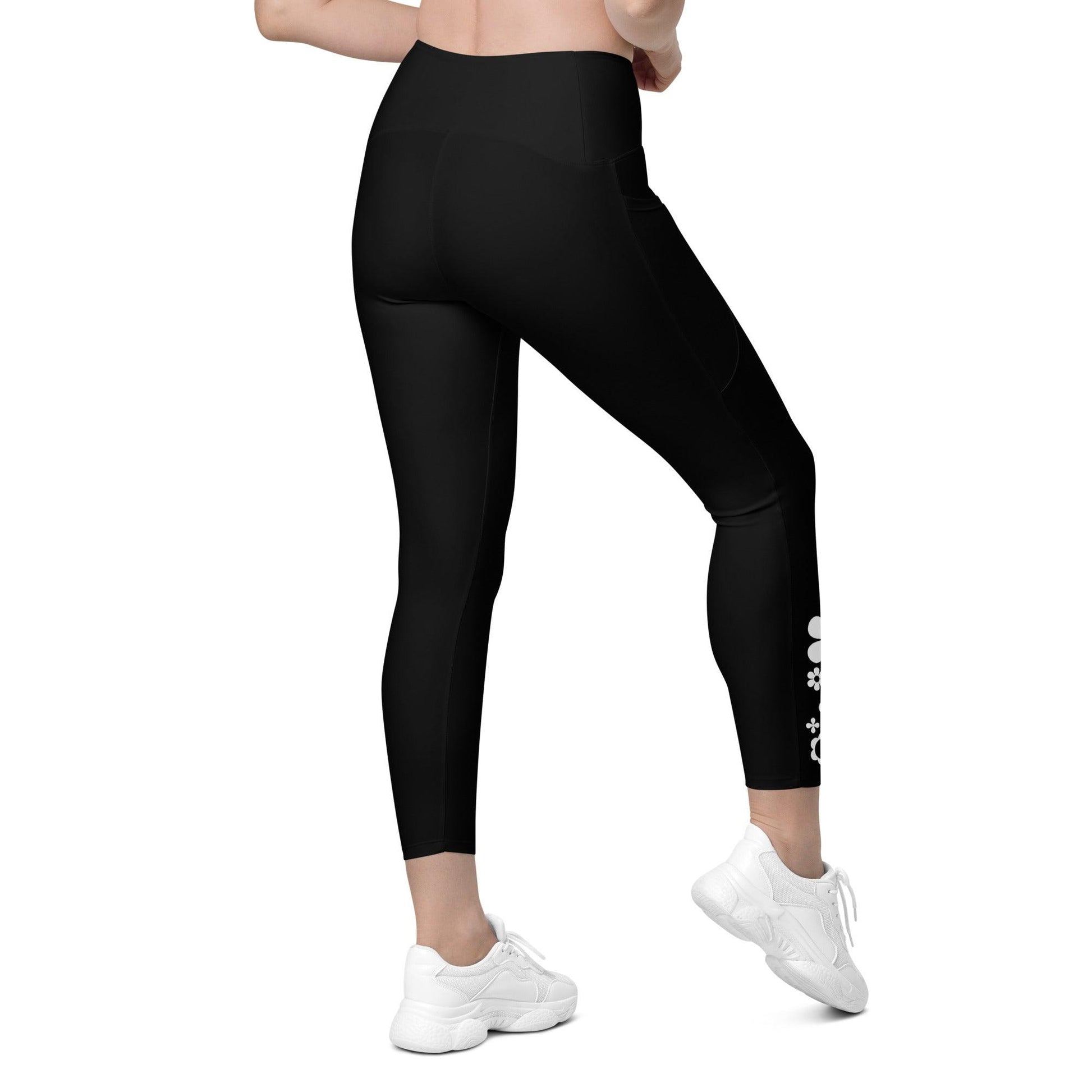 BLOOMPOP bw - Leggings With Pockets | SHALMIAK