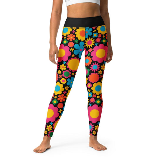 BLOOMPOP happy -2- Yoga Leggings | SHALMIAK