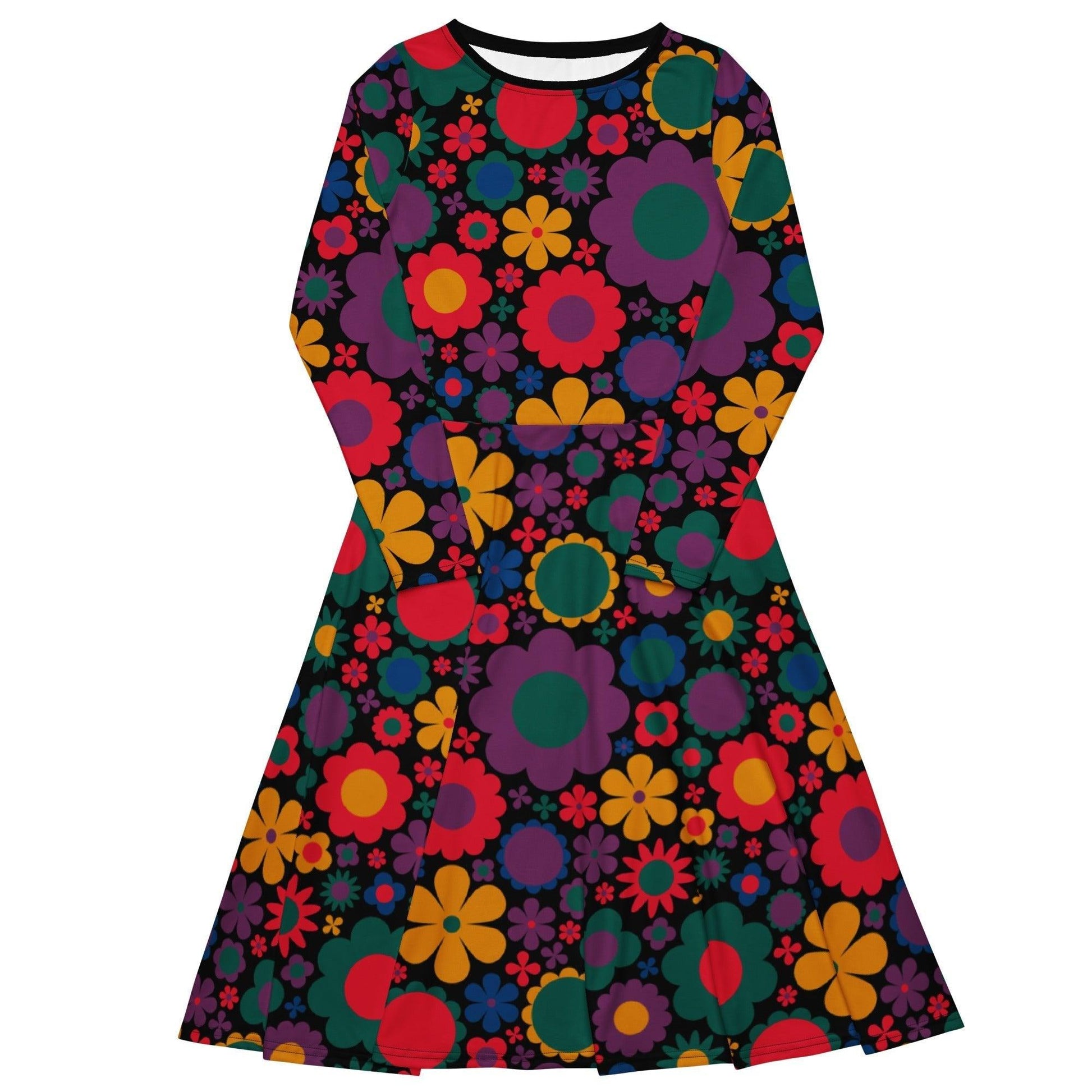BLOOMPOP misty - Midi Dress With Pockets | SHALMIAK