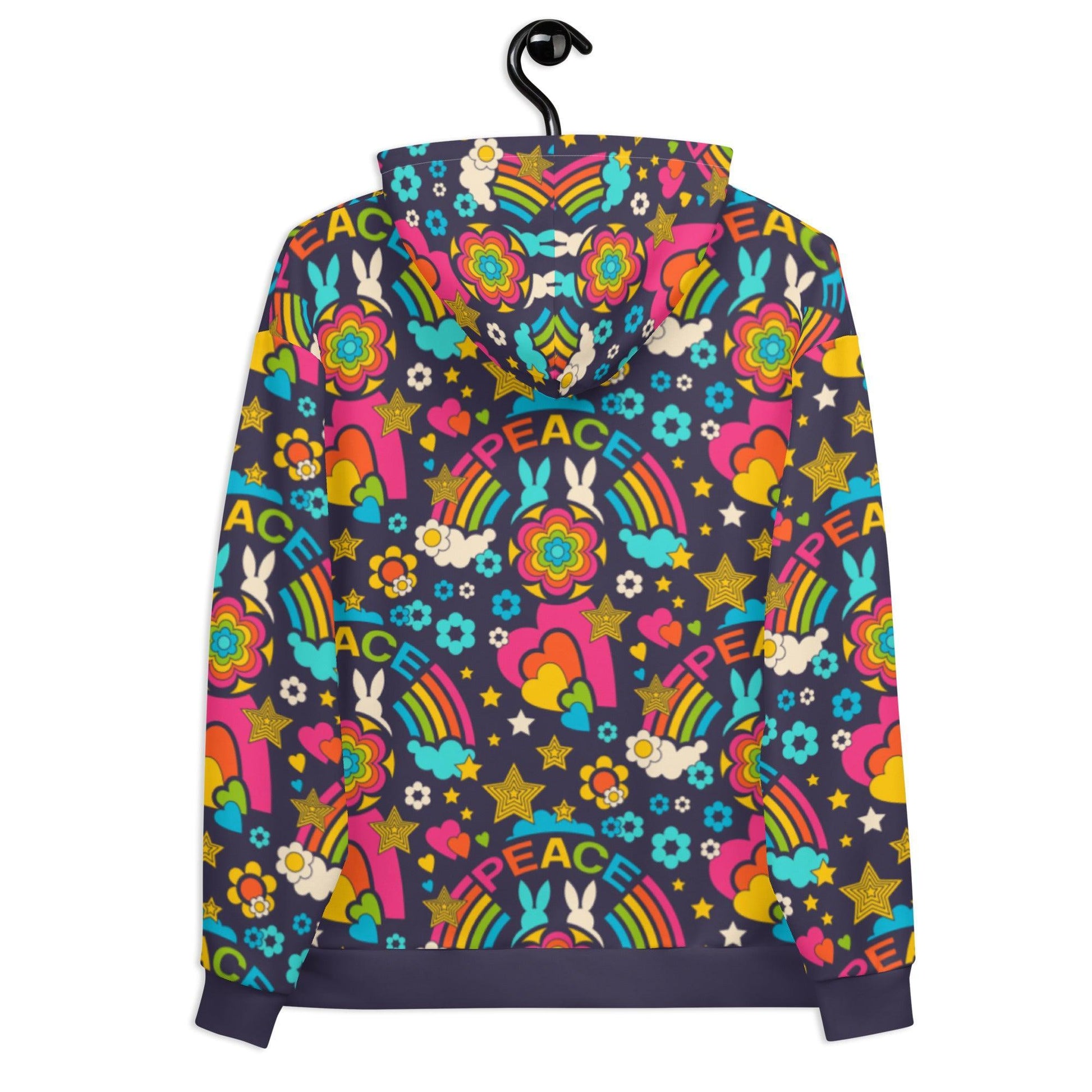 BUNNY PEACE darkblue - Hoodie | SHALMIAK