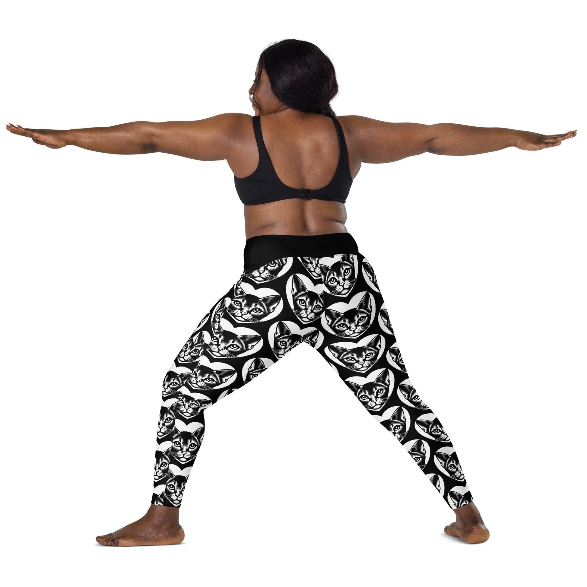 CAT BREED LEGGINGS with pockets - ABYSSINIAN - HERTTAHOUND | SHALMIAK