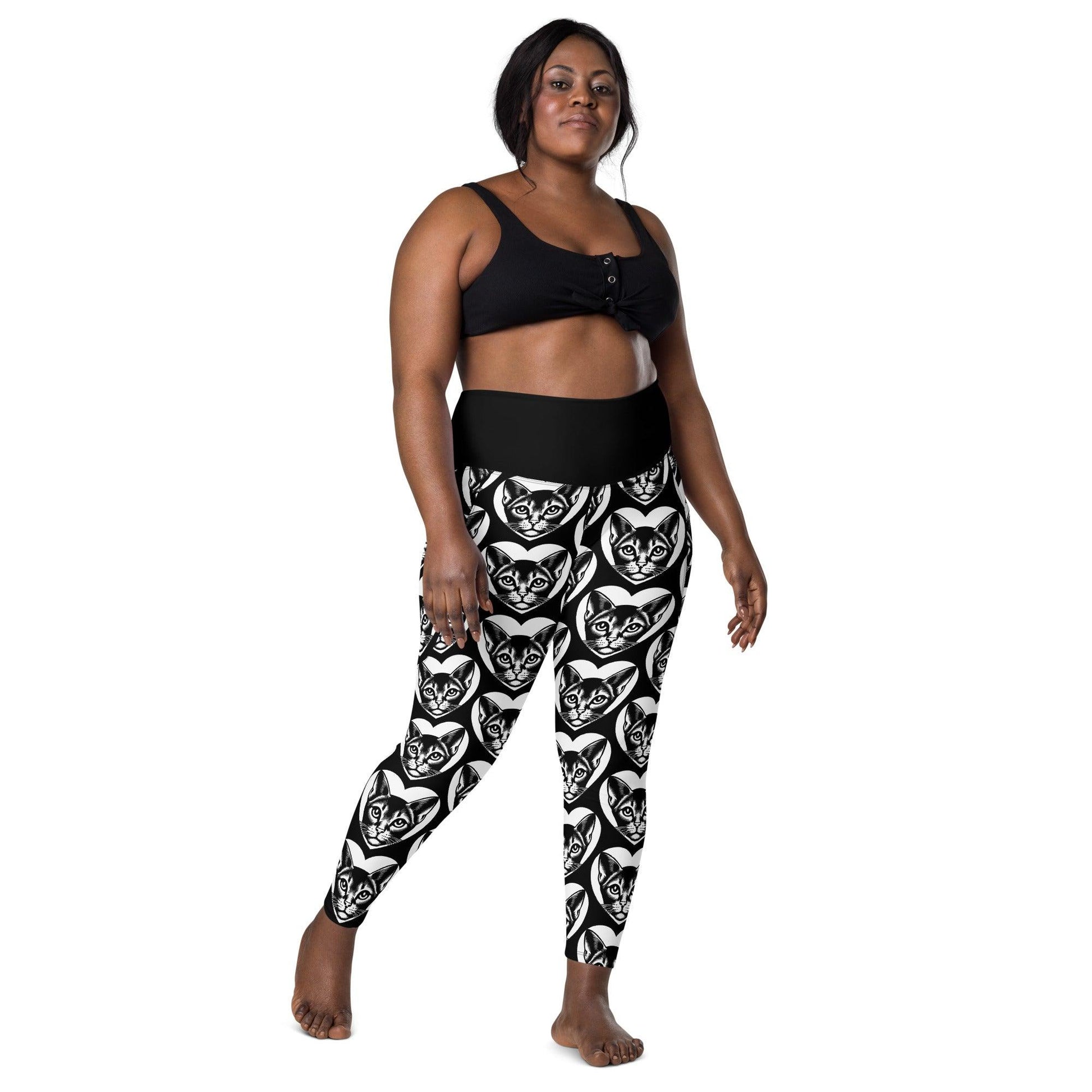 CAT BREED LEGGINGS with pockets - ABYSSINIAN - HERTTAHOUND | SHALMIAK