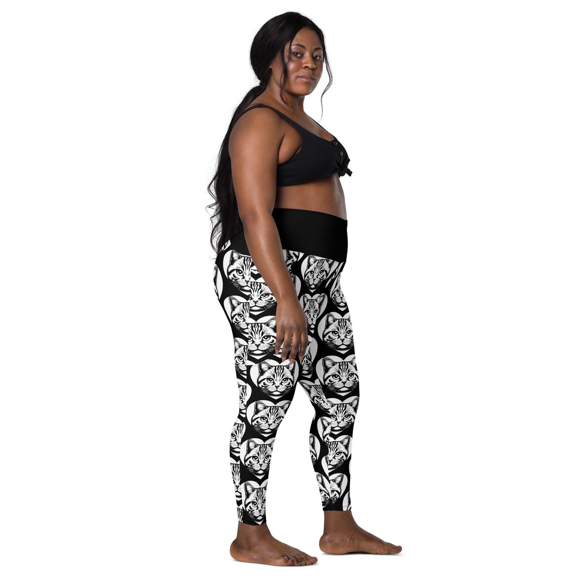 CAT BREED LEGGINGS with pockets - AMERICAN SHORTHAIR - HERTTAHOUND | SHALMIAK