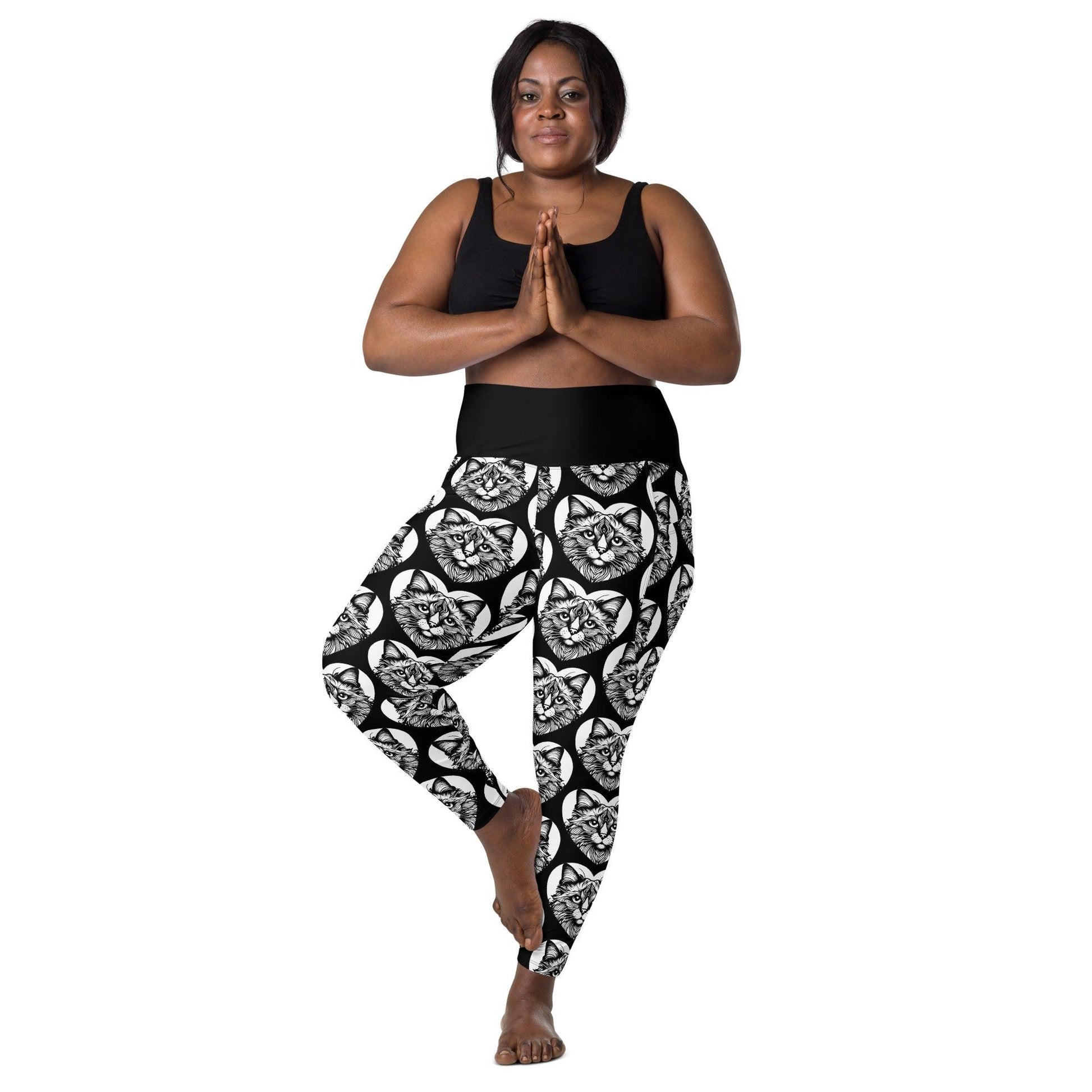 CAT BREED LEGGINGS with pockets - BALINESE - HERTTAHOUND | SHALMIAK