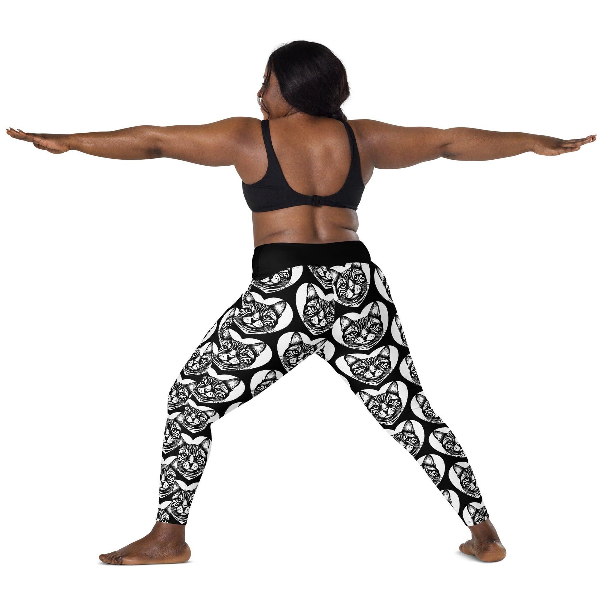 CAT BREED LEGGINGS with pockets - BENGAL - HERTTAHOUND | SHALMIAK