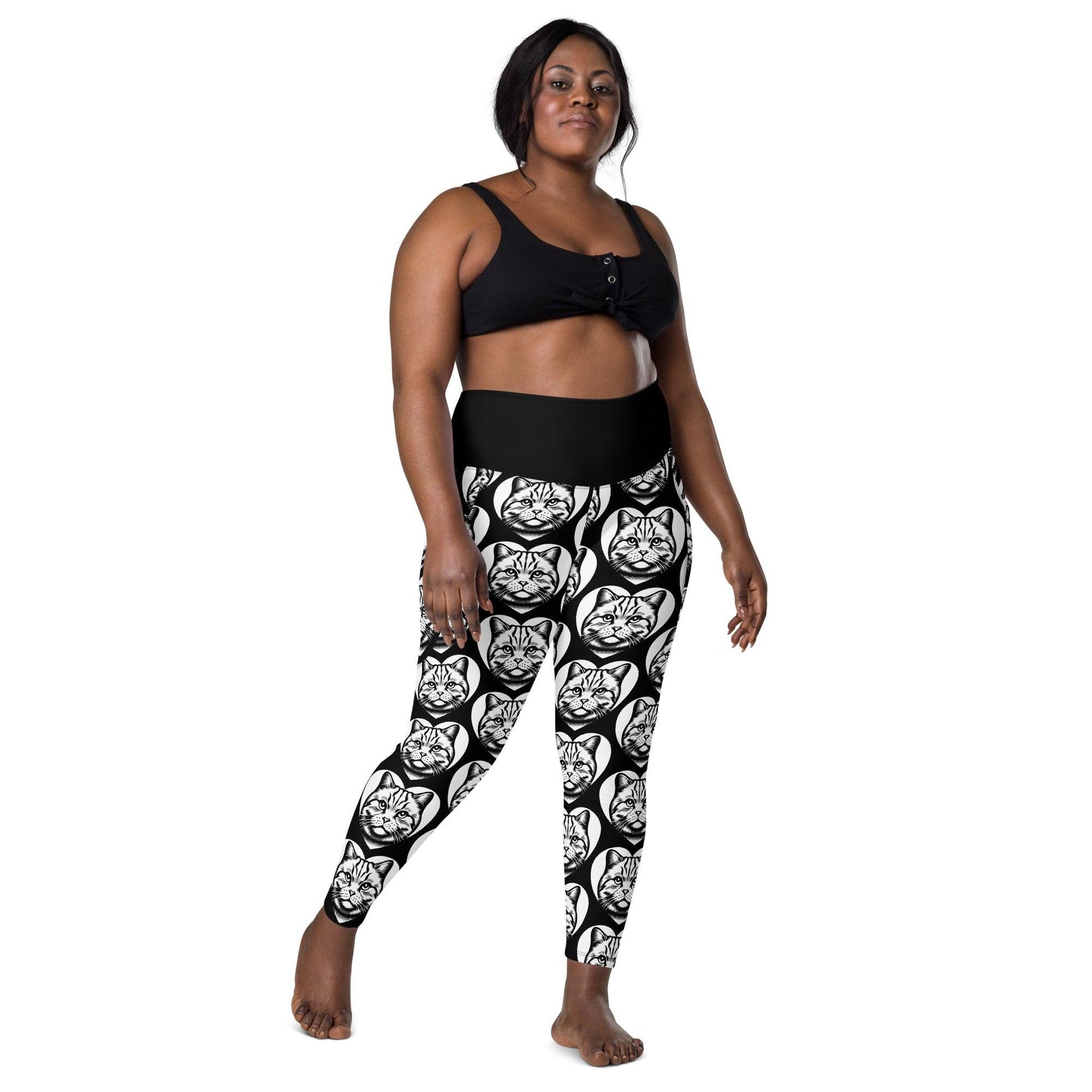 CAT BREED LEGGINGS with pockets - BRITISH SHORTHAIR - HERTTAHOUND | SHALMIAK