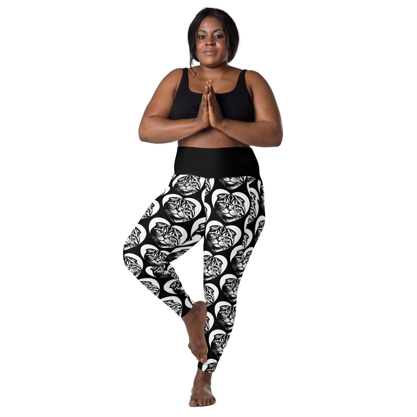 CAT BREED LEGGINGS with pockets - SCOTTISH FOLD - HERTTAHOUND | SHALMIAK