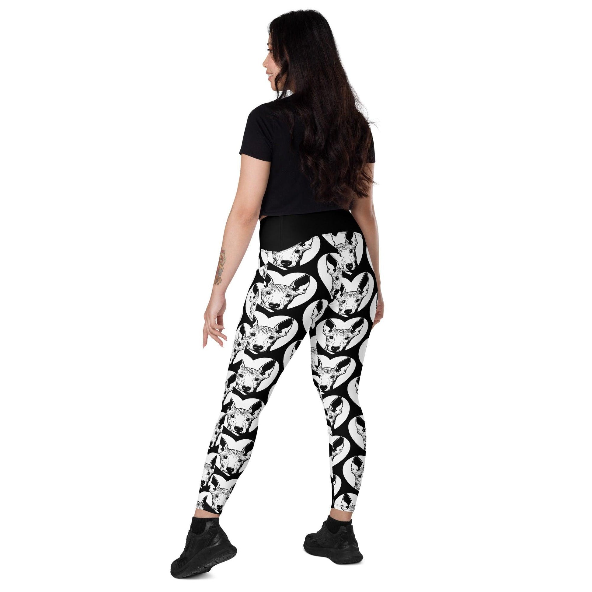 DOG BREED LEGGINGS with pockets - AMERICAN HAIRLESS TERRIER - HERTTAHOUND | SHALMIAK