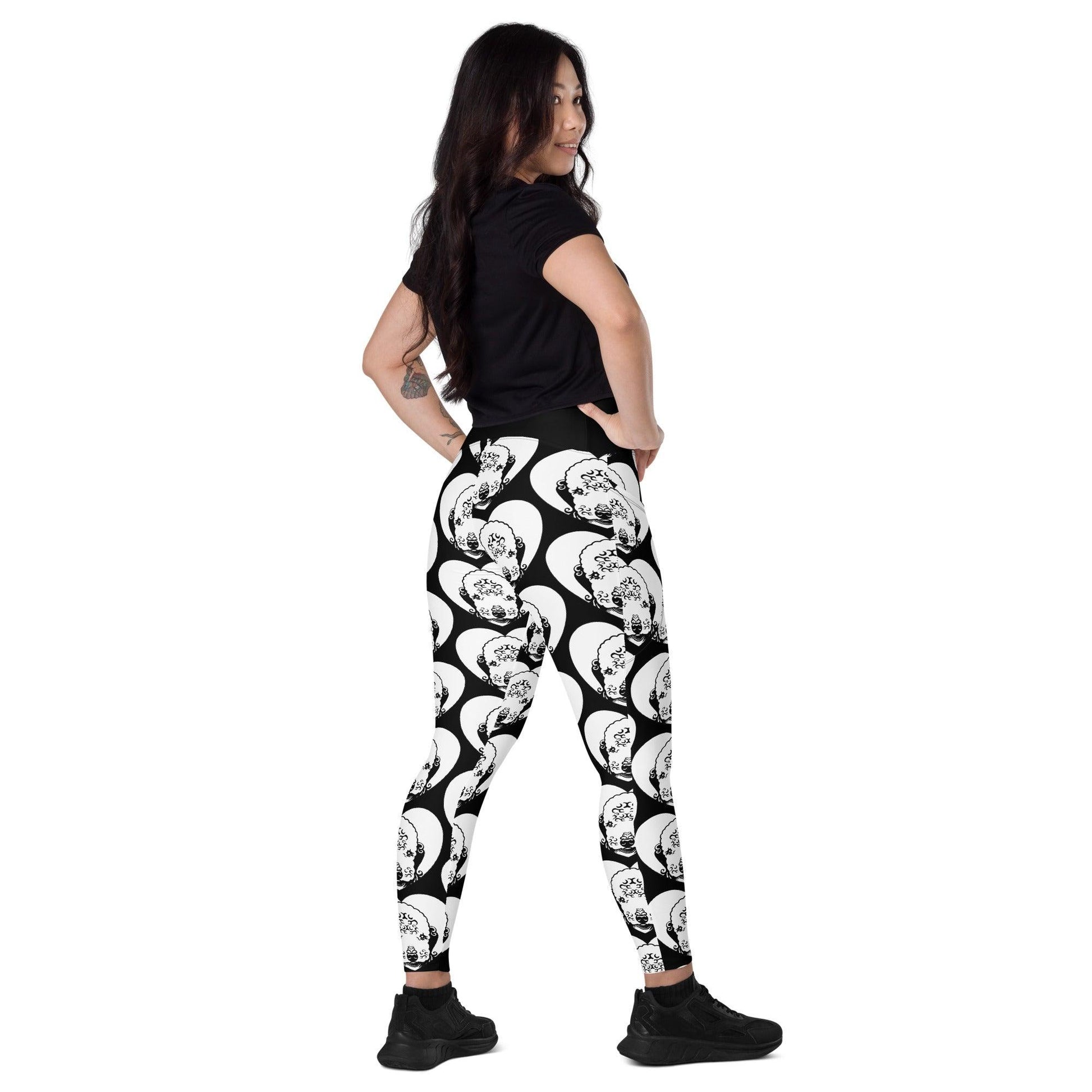 DOG BREED LEGGINGS with pockets - BEDLINGTON TERRIER 2 - HERTTAHOUND | SHALMIAK
