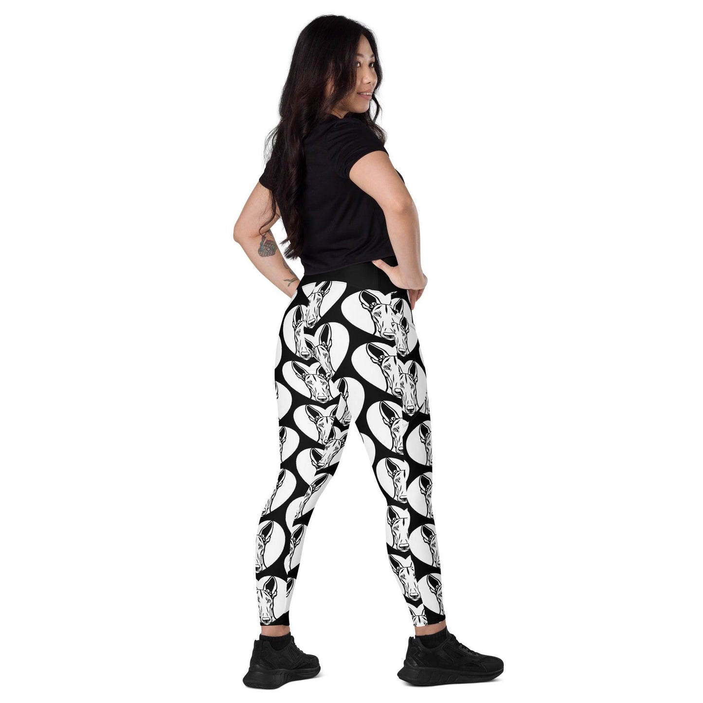 DOG BREED LEGGINGS with pockets - IBIZAN HOUND 2 - HERTTAHOUND | SHALMIAK