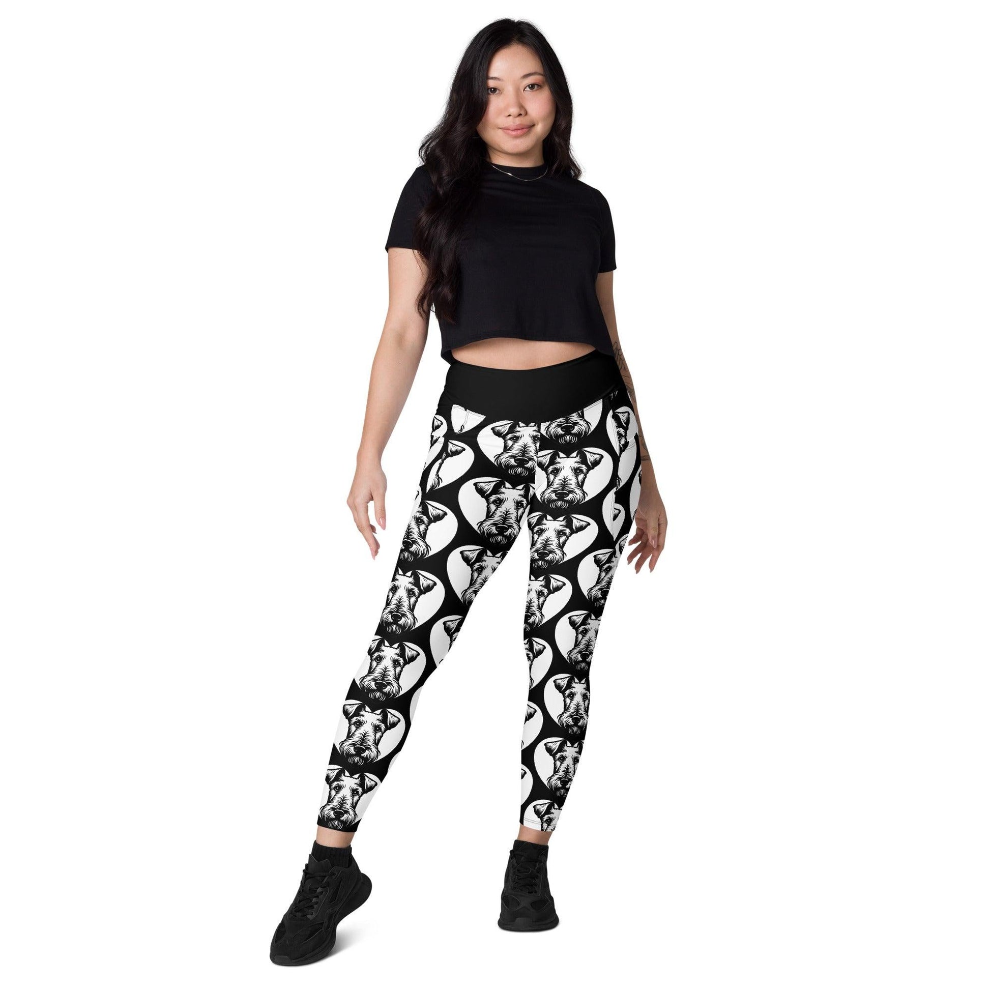 DOG BREED LEGGINGS with pockets - IRISH TERRIER - HERTTAHOUND | SHALMIAK