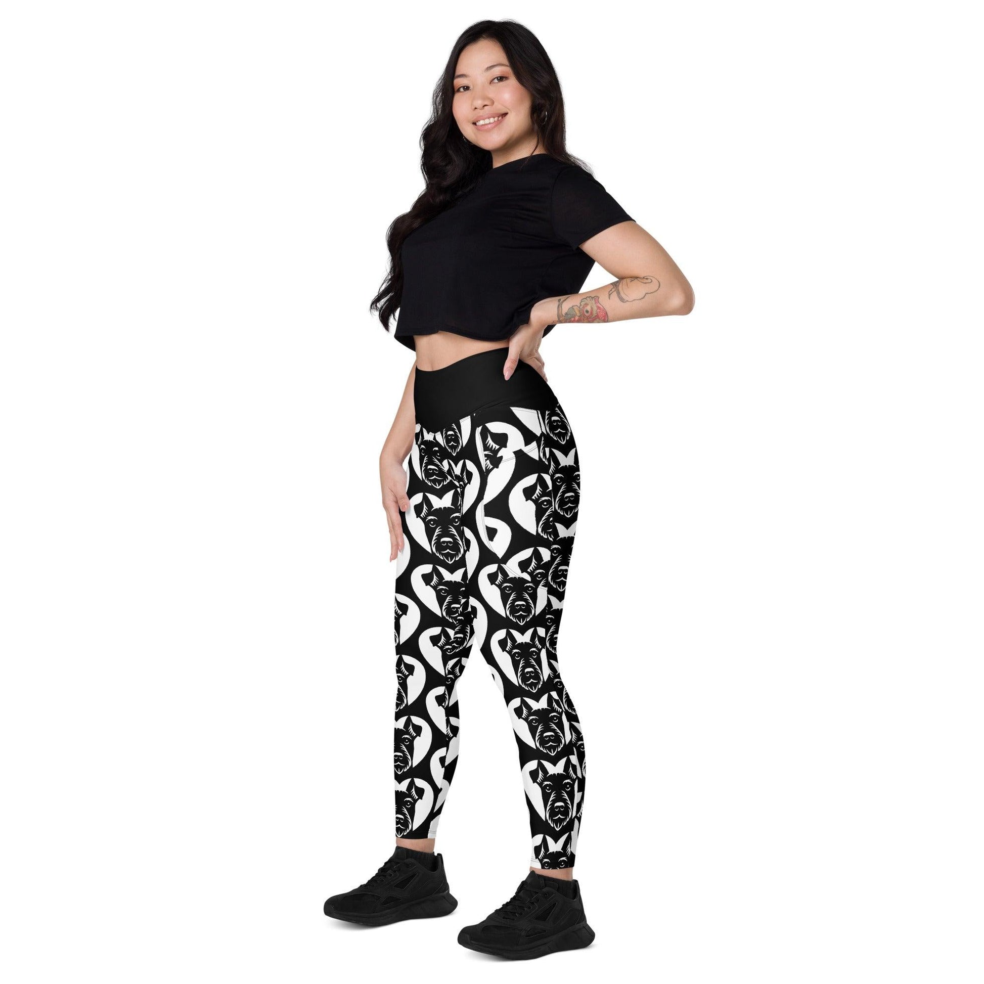 DOG BREED LEGGINGS with pockets - JAGD TERRIER - HERTTAHOUND | SHALMIAK