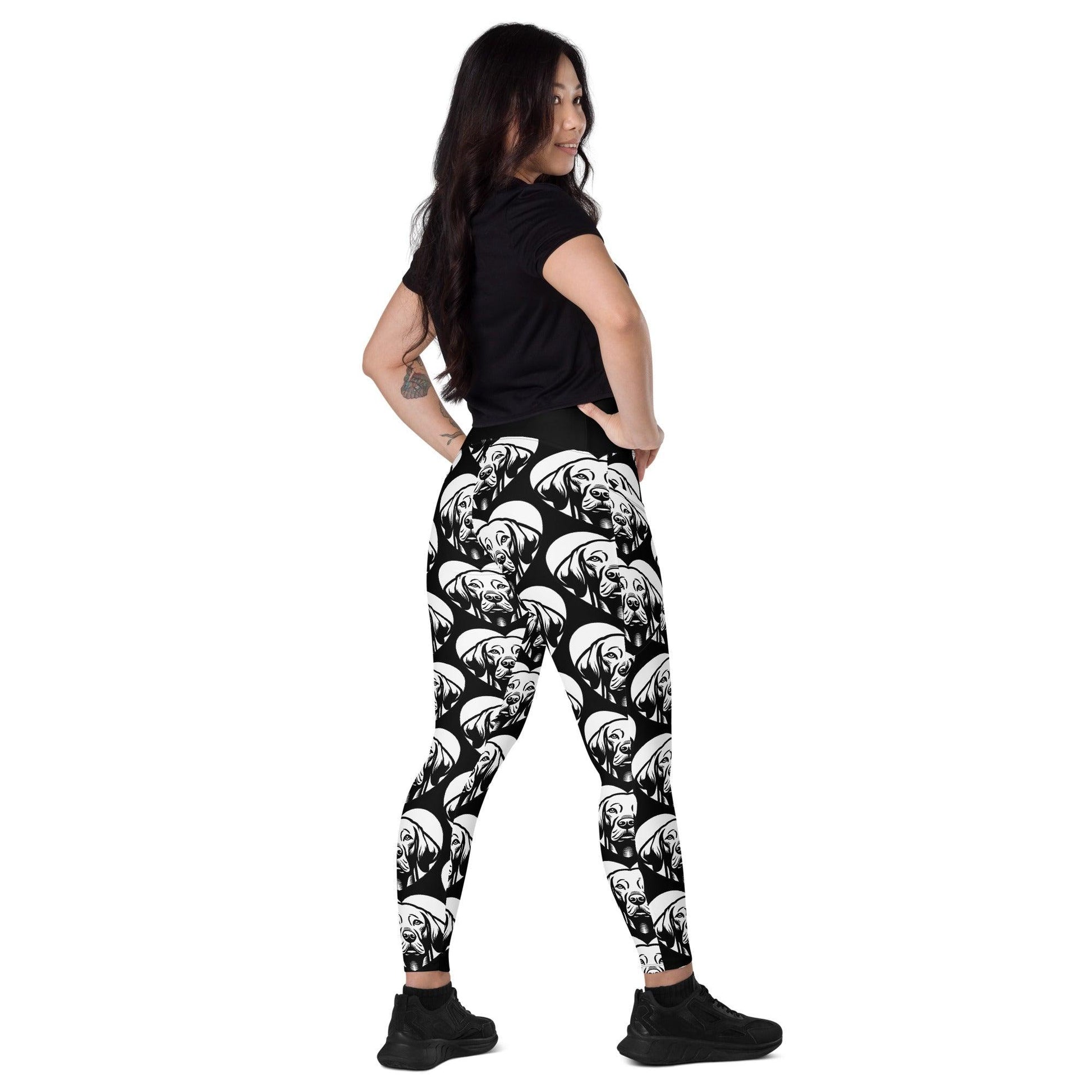 DOG BREED LEGGINGS with pockets - VIZSLA - HERTTAHOUND | SHALMIAK