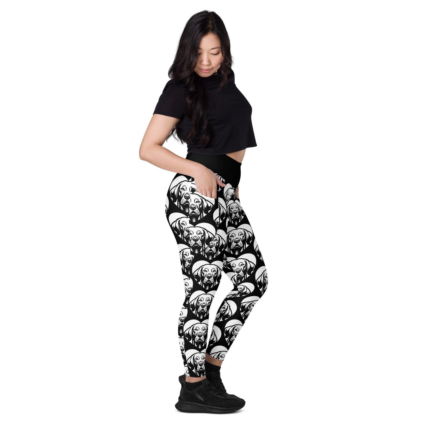 DOG BREED LEGGINGS with pockets - VIZSLA - HERTTAHOUND | SHALMIAK
