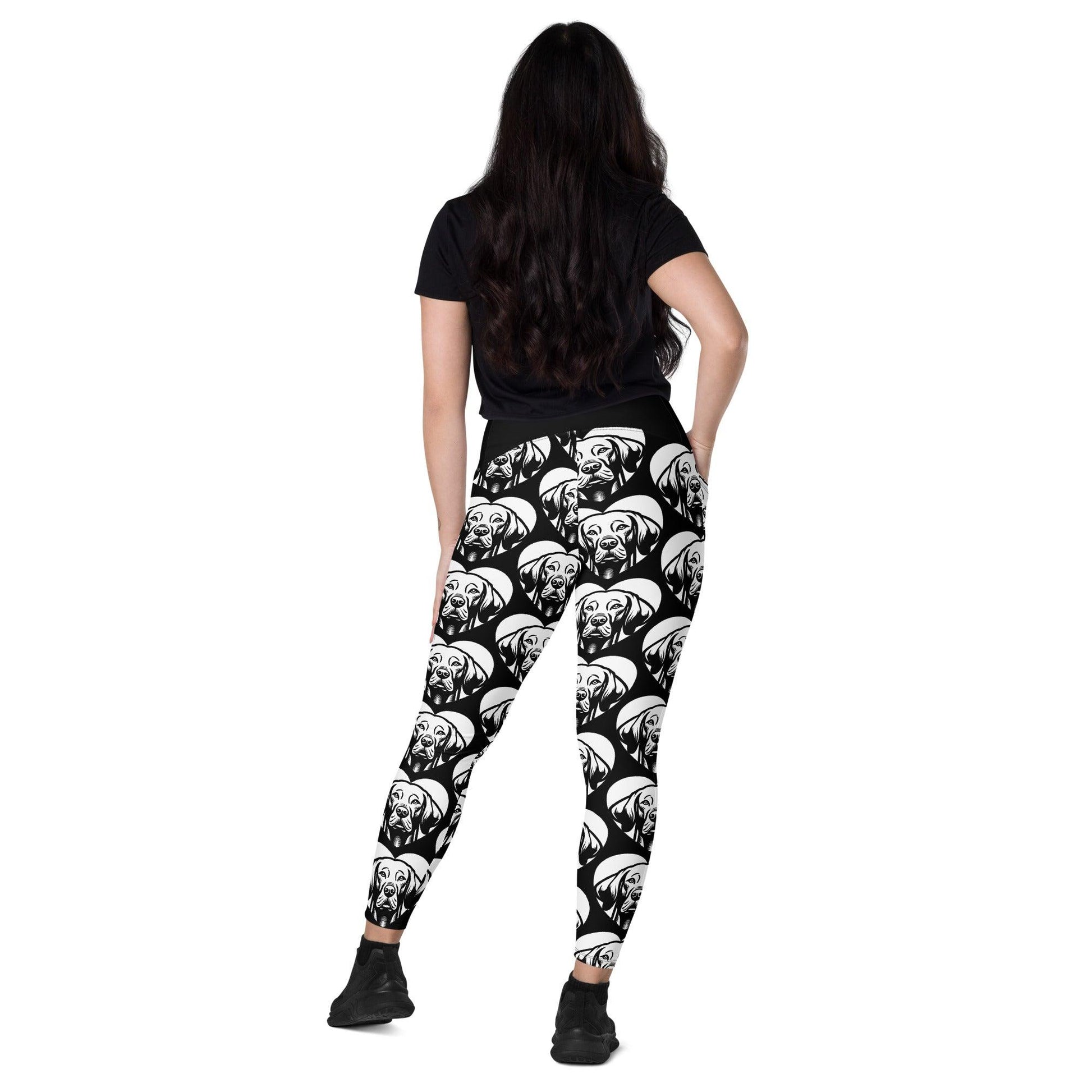 DOG BREED LEGGINGS with pockets - VIZSLA - HERTTAHOUND | SHALMIAK