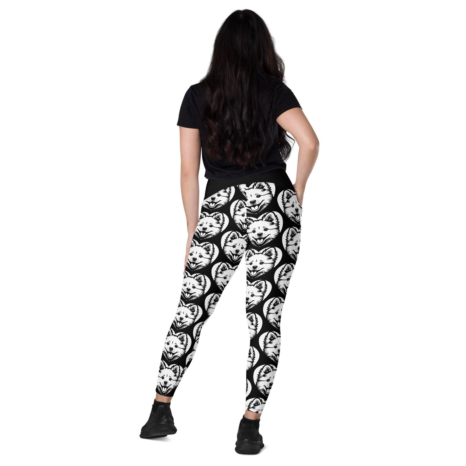 DOG BREED LEGGINGS with pockets - VOLPINO ITALIANO - HERTTAHOUND | SHALMIAK