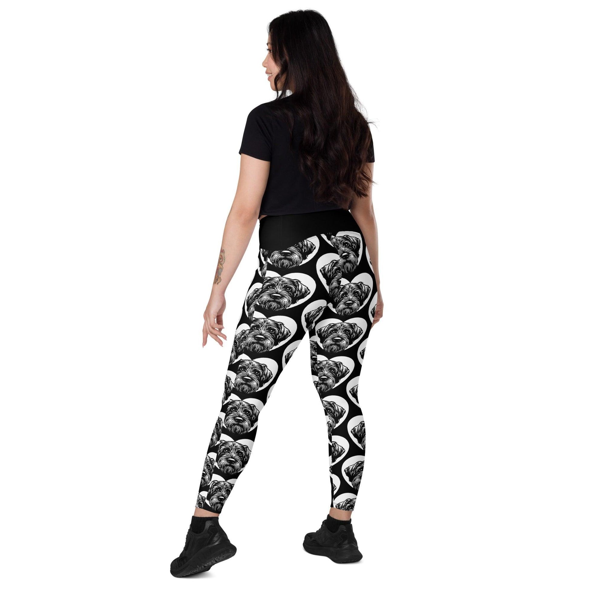 DOG BREED LEGGINGS with pockets - WIREHAIRED POINTING GRIFFON - HERTTAHOUND | SHALMIAK