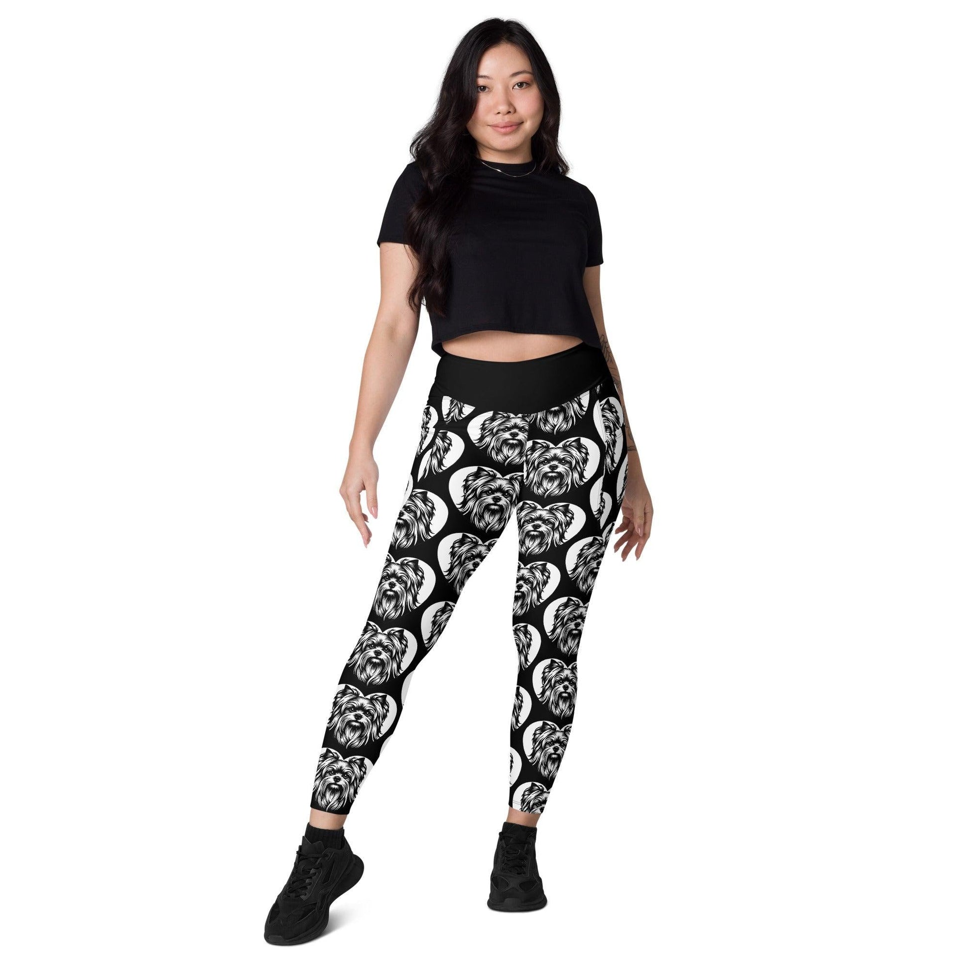DOG BREED LEGGINGS with pockets - YORKSHIRE TERRIER - HERTTAHOUND | SHALMIAK