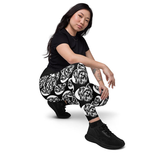 DOG BREED LEGGINGS with pockets - YORKSHIRE TERRIER - HERTTAHOUND | SHALMIAK