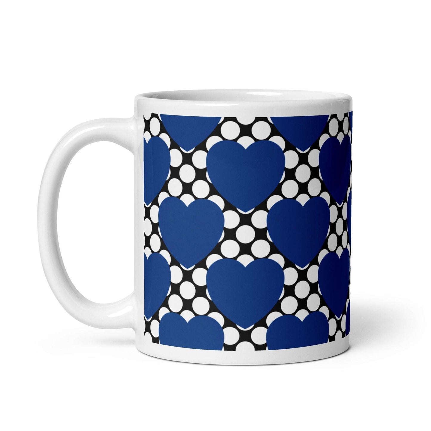 ELLIE LOVE DOT blue black - Mug | SHALMIAK