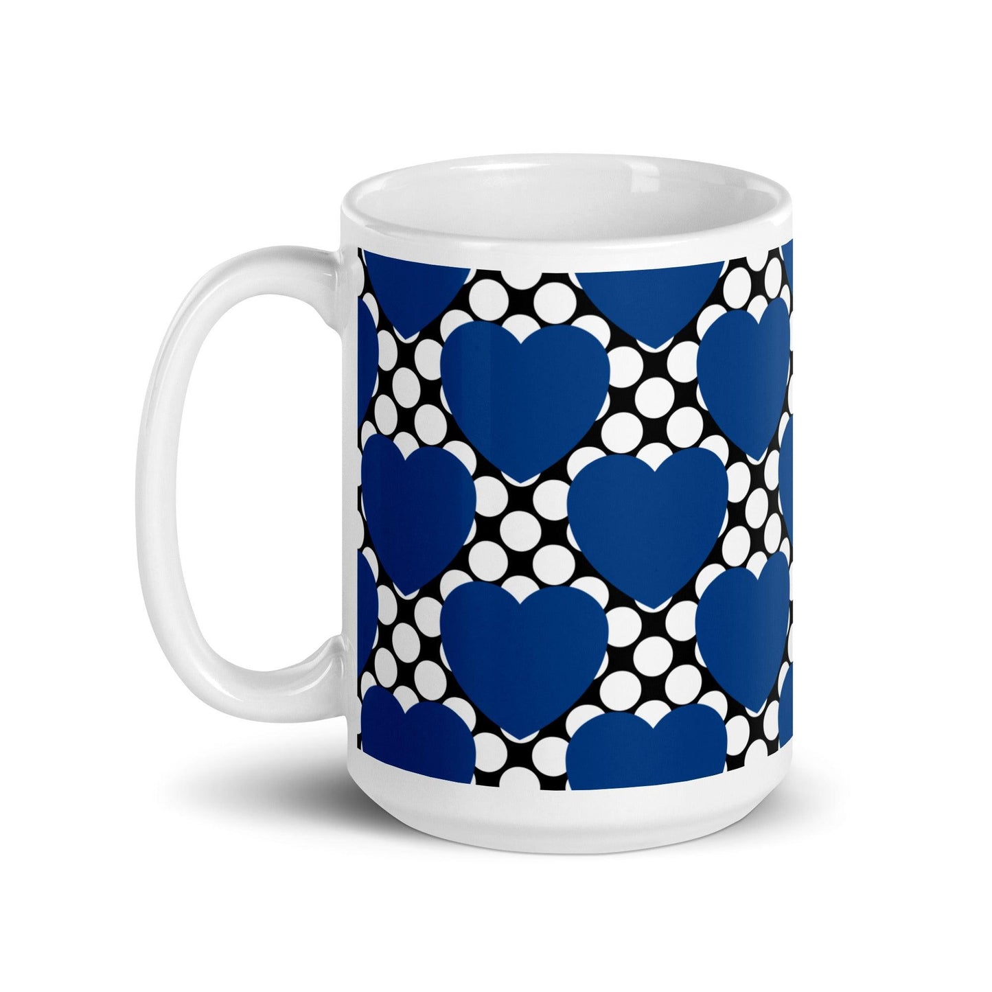 ELLIE LOVE DOT blue black - Mug | SHALMIAK