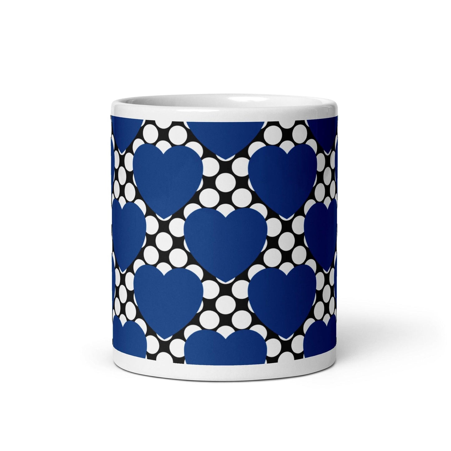 ELLIE LOVE DOT blue black - Mug | SHALMIAK