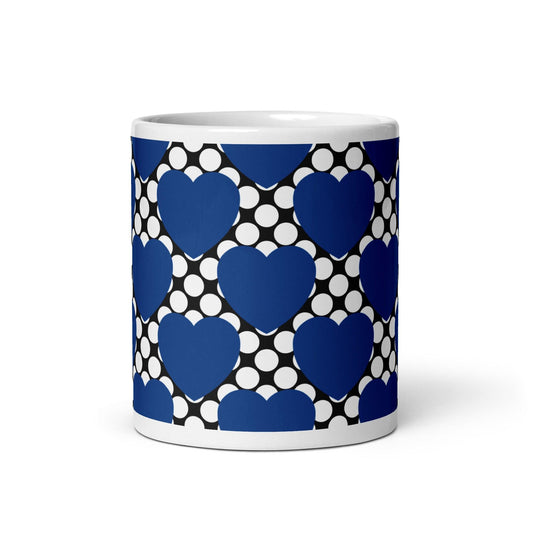 ELLIE LOVE DOT blue black - Mug | SHALMIAK