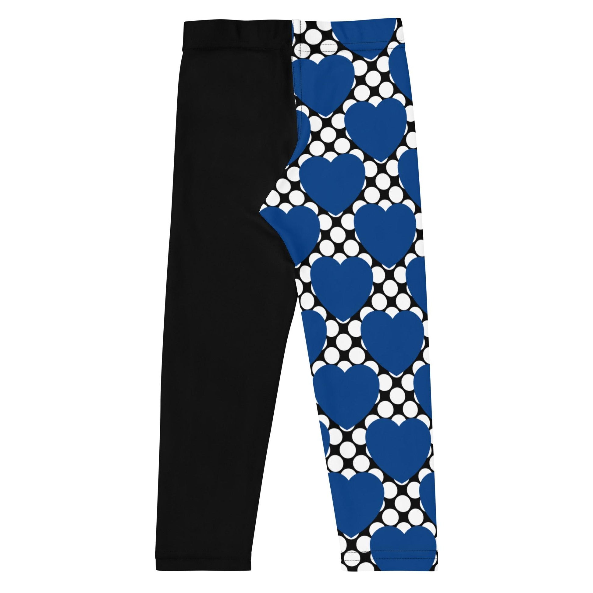 ELLIE LOVE DOT blue black - Kids' Leggings | SHALMIAK