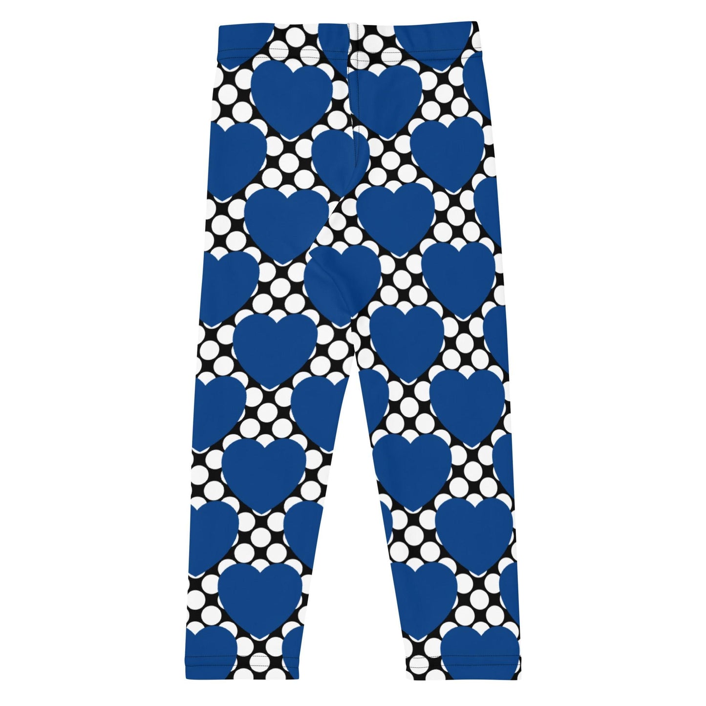 ELLIE LOVE DOT blue black - Kids' Leggings | SHALMIAK
