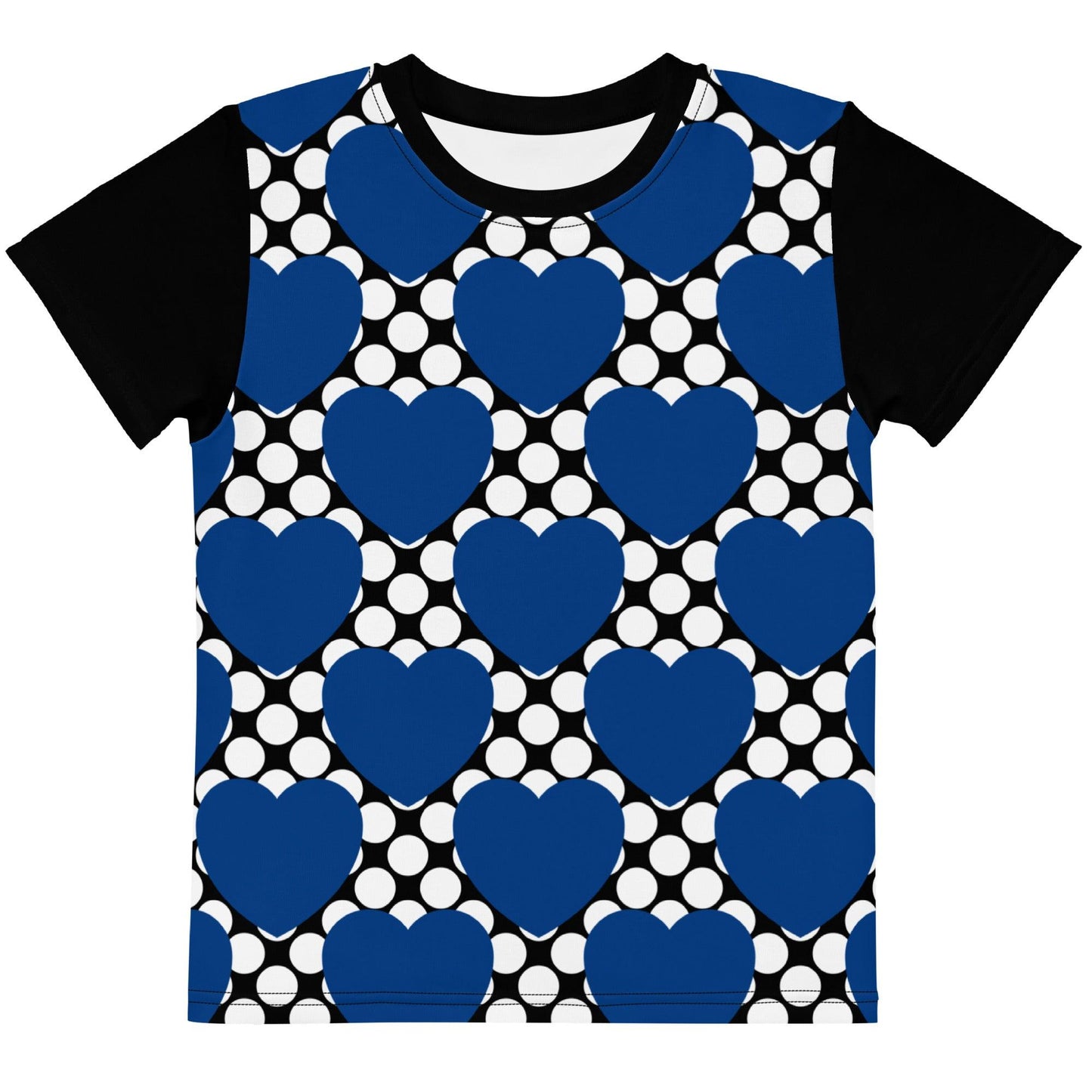ELLIE LOVE DOT blue black - Kids' T-Shirt | SHALMIAK