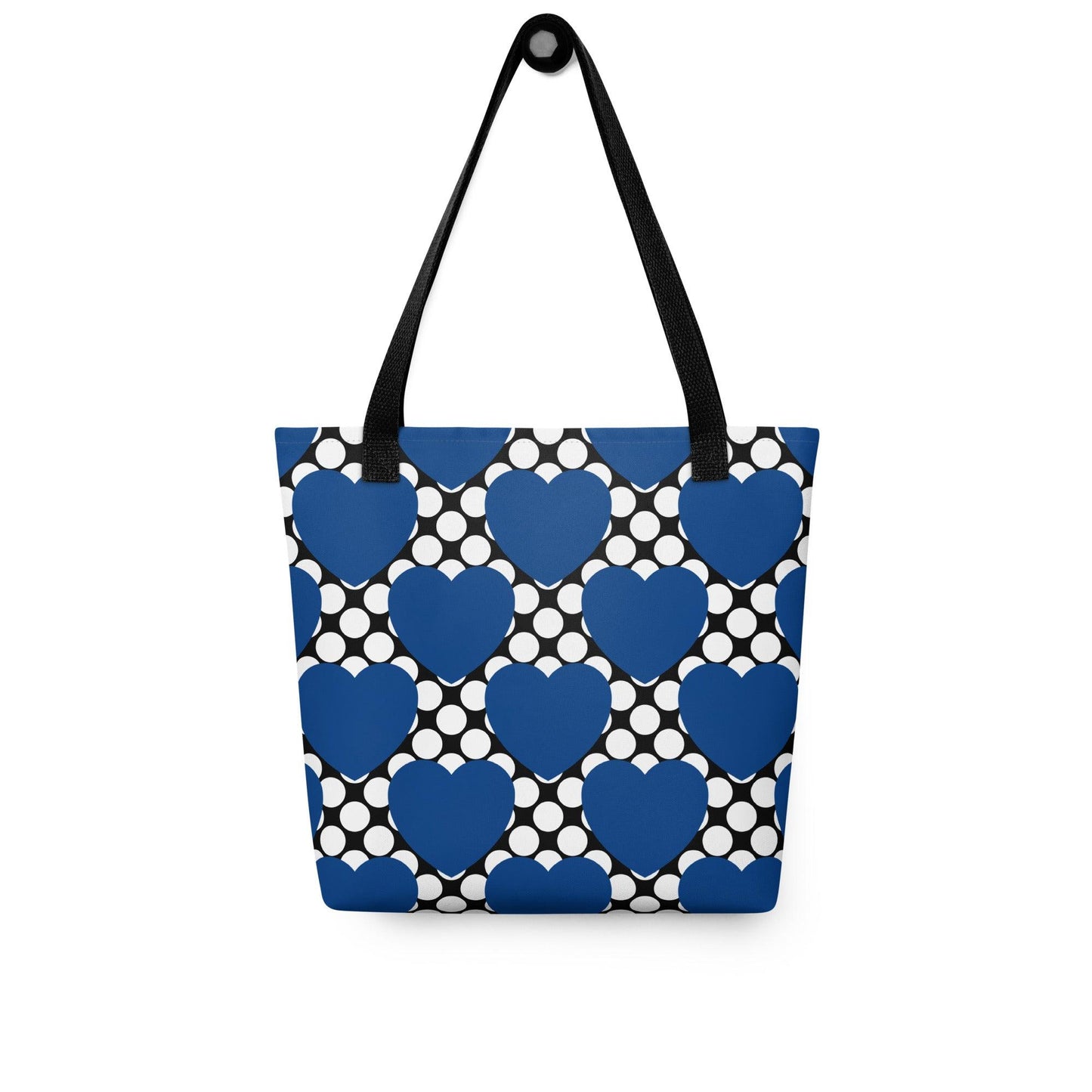 ELLIE LOVE DOT blue black - Tote Bag | SHALMIAK