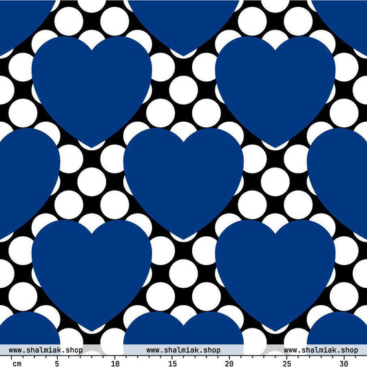 ELLIE LOVE DOT blue black | SHALMIAK