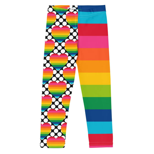 ELLIE LOVE DOT rainbow - Kids' Leggings | SHALMIAK