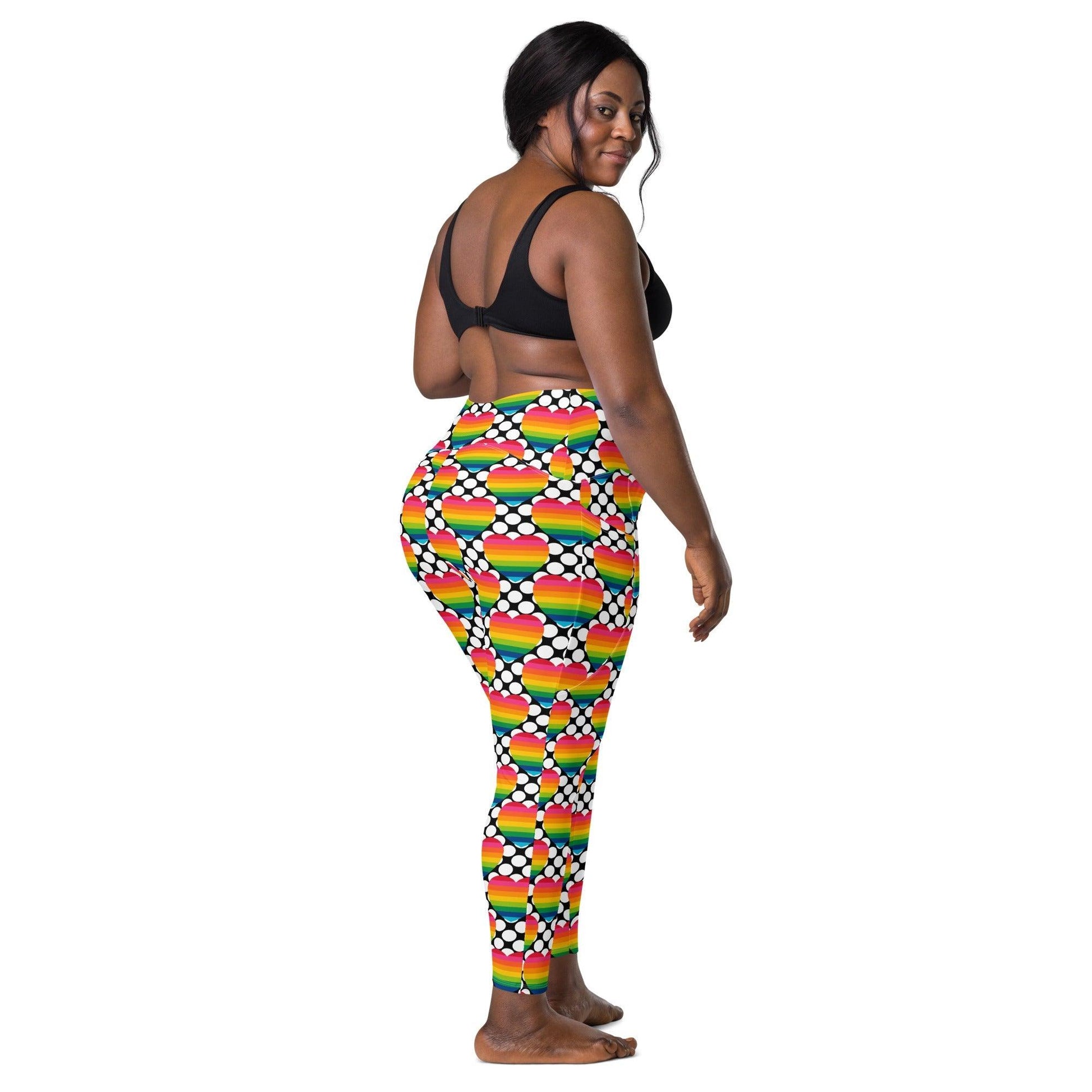 ELLIE LOVE DOT rainbow - Leggings With Pockets | SHALMIAK