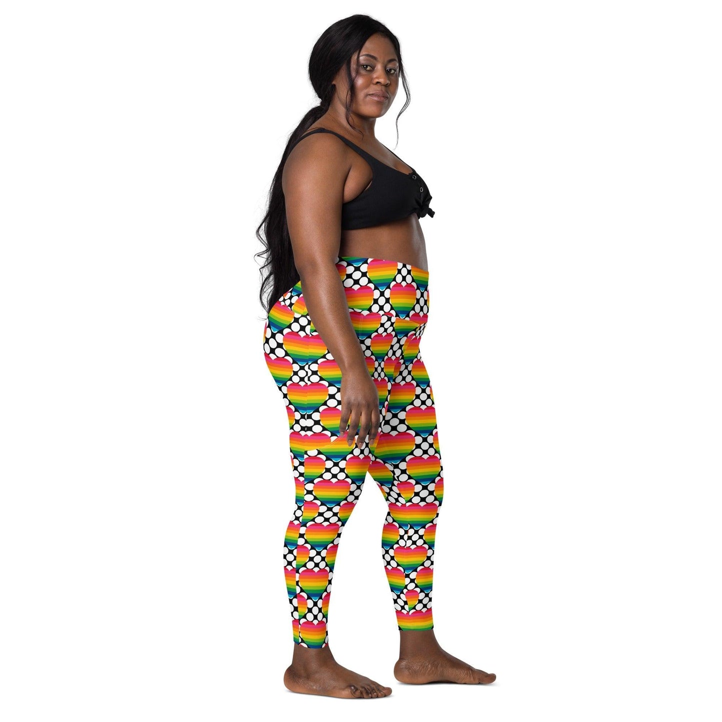 ELLIE LOVE DOT rainbow - Leggings With Pockets | SHALMIAK