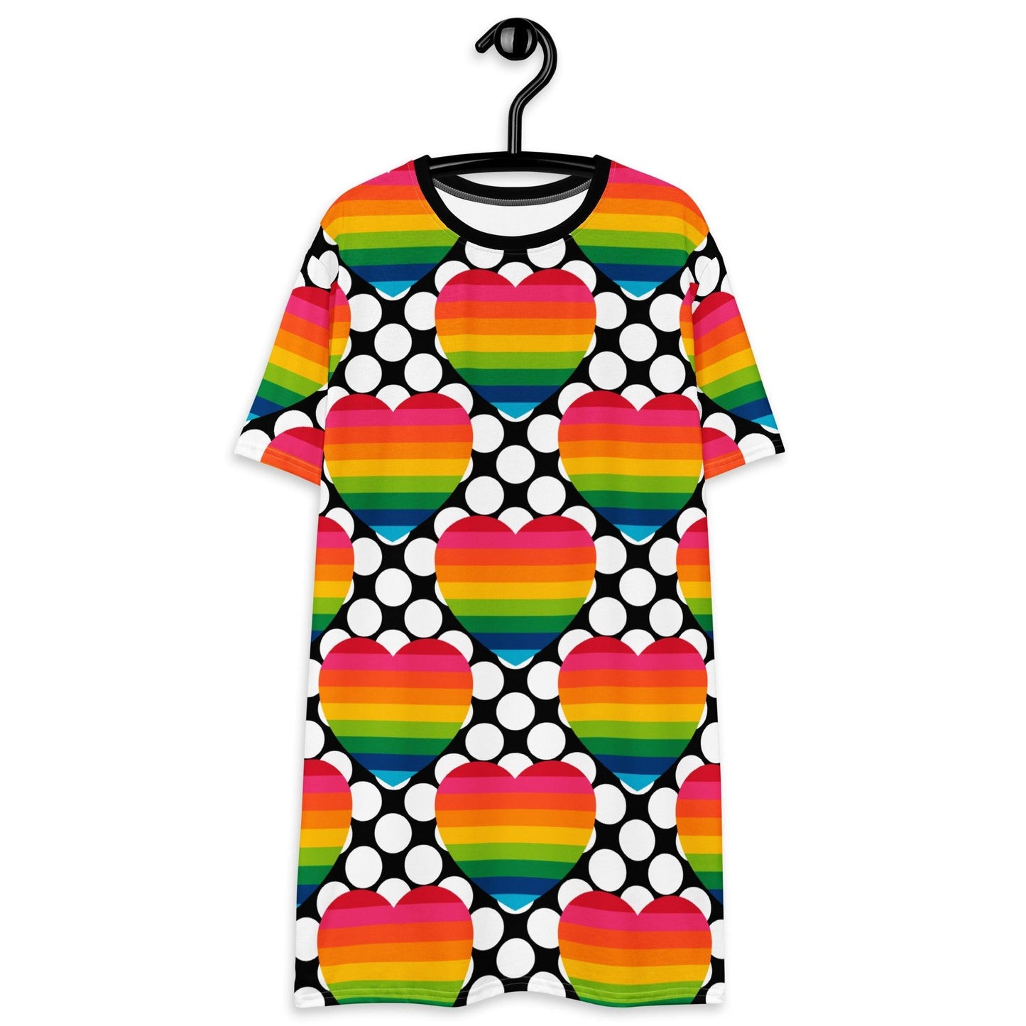 ELLIE LOVE DOT rainbow - T-Shirt Dress | SHALMIAK