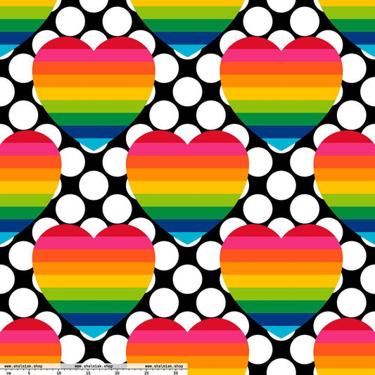 ELLIE LOVE DOT rainbow XL | SHALMIAK