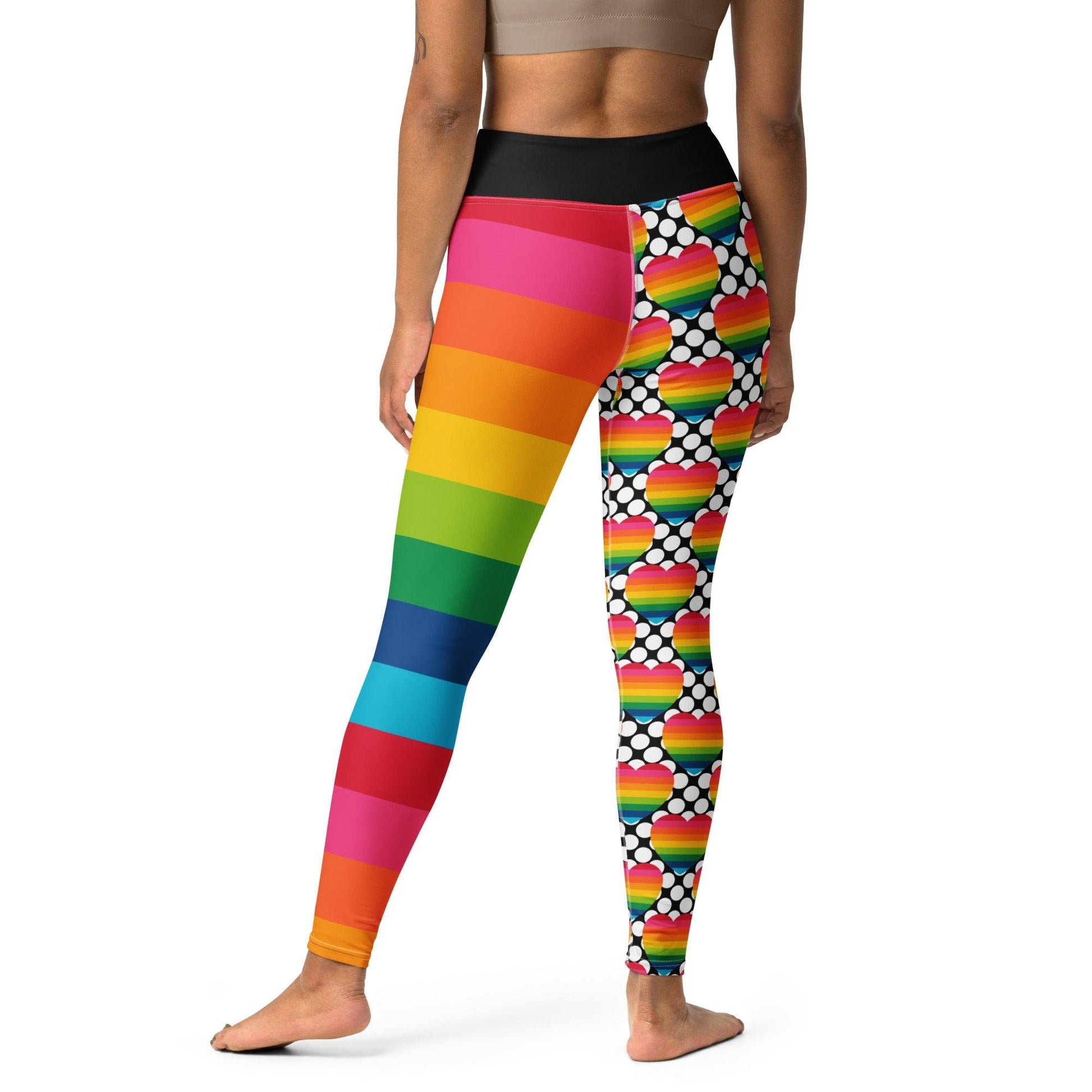 ELLIE LOVE DOT rainbow - Yoga Leggings | SHALMIAK