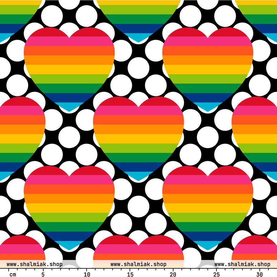 ELLIE LOVE DOT rainbow | SHALMIAK