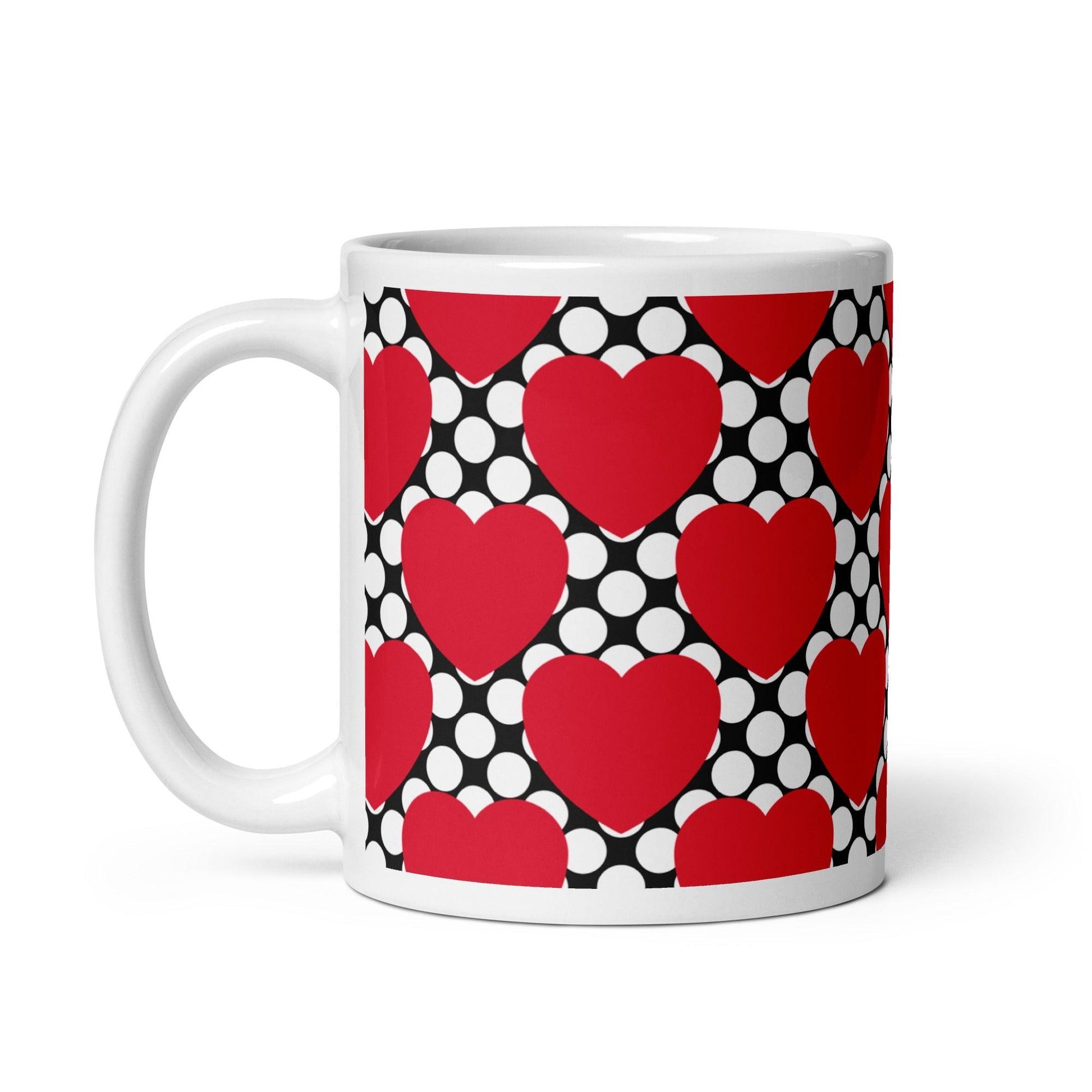 ELLIE LOVE DOT red black - Mug | SHALMIAK