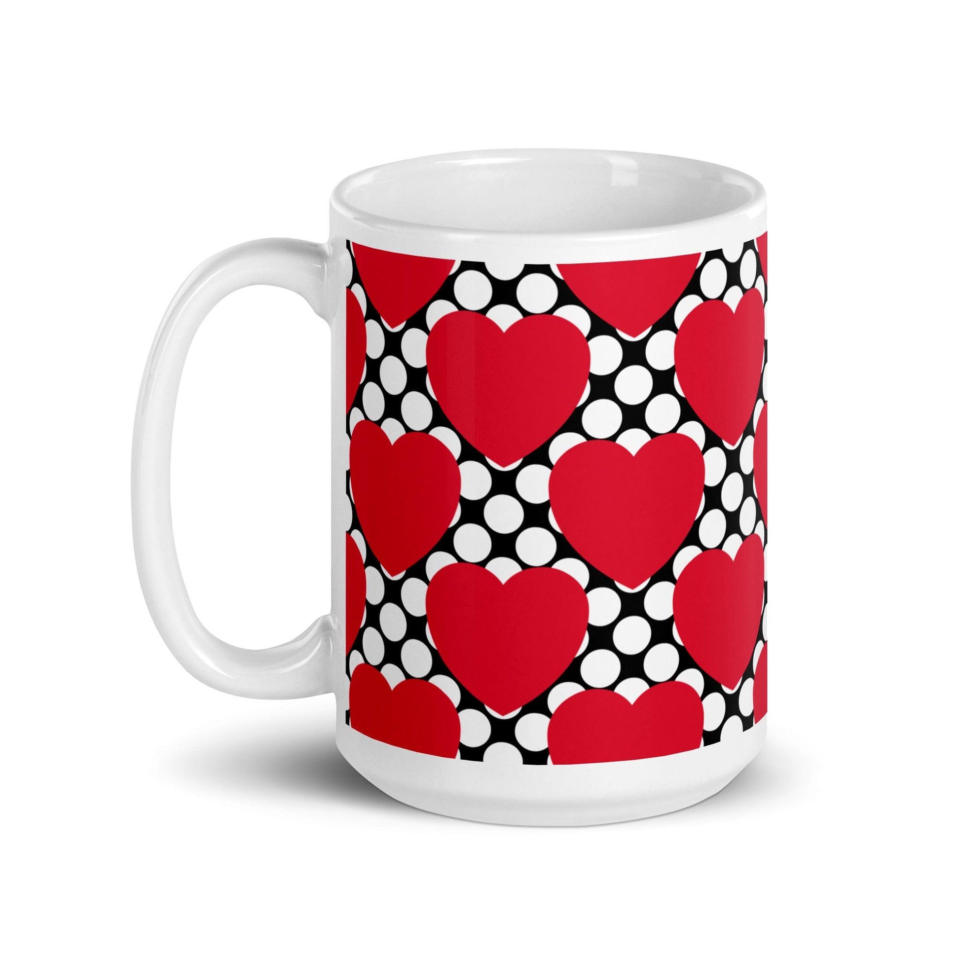 ELLIE LOVE DOT red black - Mug | SHALMIAK