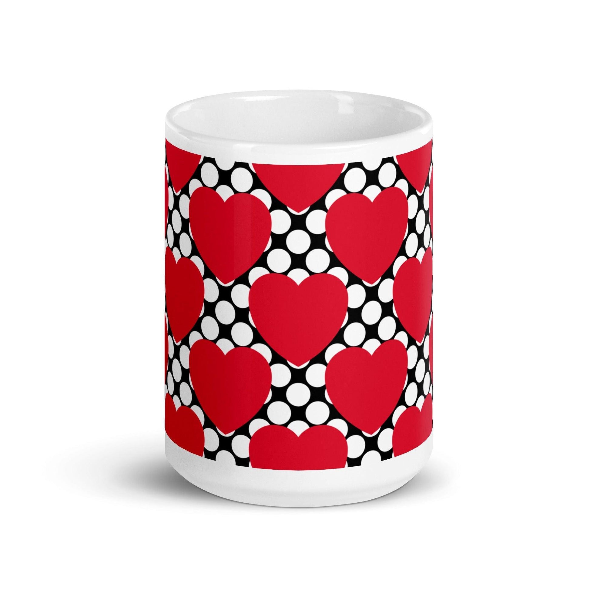 ELLIE LOVE DOT red black - Mug | SHALMIAK