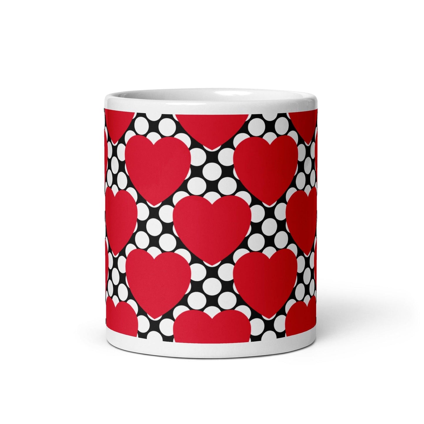 ELLIE LOVE DOT red black - Mug | SHALMIAK