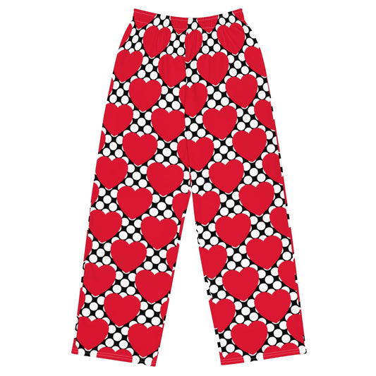 ELLIE LOVE DOT red black - Pants | SHALMIAK
