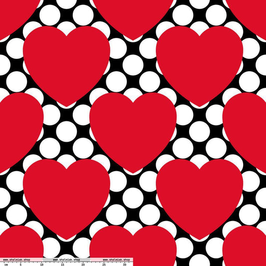 ELLIE LOVE DOT red black XL | SHALMIAK